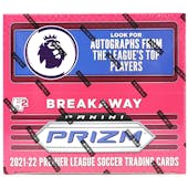 2021/22 Panini Prizm Premier League EPL Soccer Breakaway Box