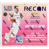 2021/22 Panini Recon Basketball 1st Off The Line FOTL Hobby Box