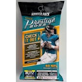 2022 Panini Prestige Football Hanger Pack (Astral Parallels!) (Lot of 16 = 1 Box!)