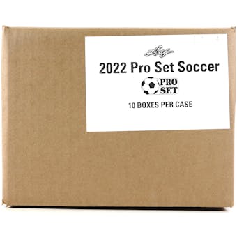 2022 Leaf Pro Set Soccer Hobby 10-Box Case