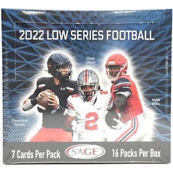 2022 Sage Low Series Football Hobby Box