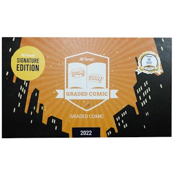 2022 Hit Parade Signature Series Graded Comic Edition Hobby Box - Series 4 Sinnott-Adams-Crain-Hughes