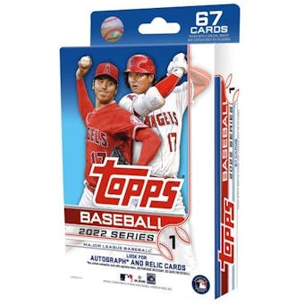 2022 Topps Series 1 Baseball Hanger Box (Autographs and Relics!) (Lot of 10)