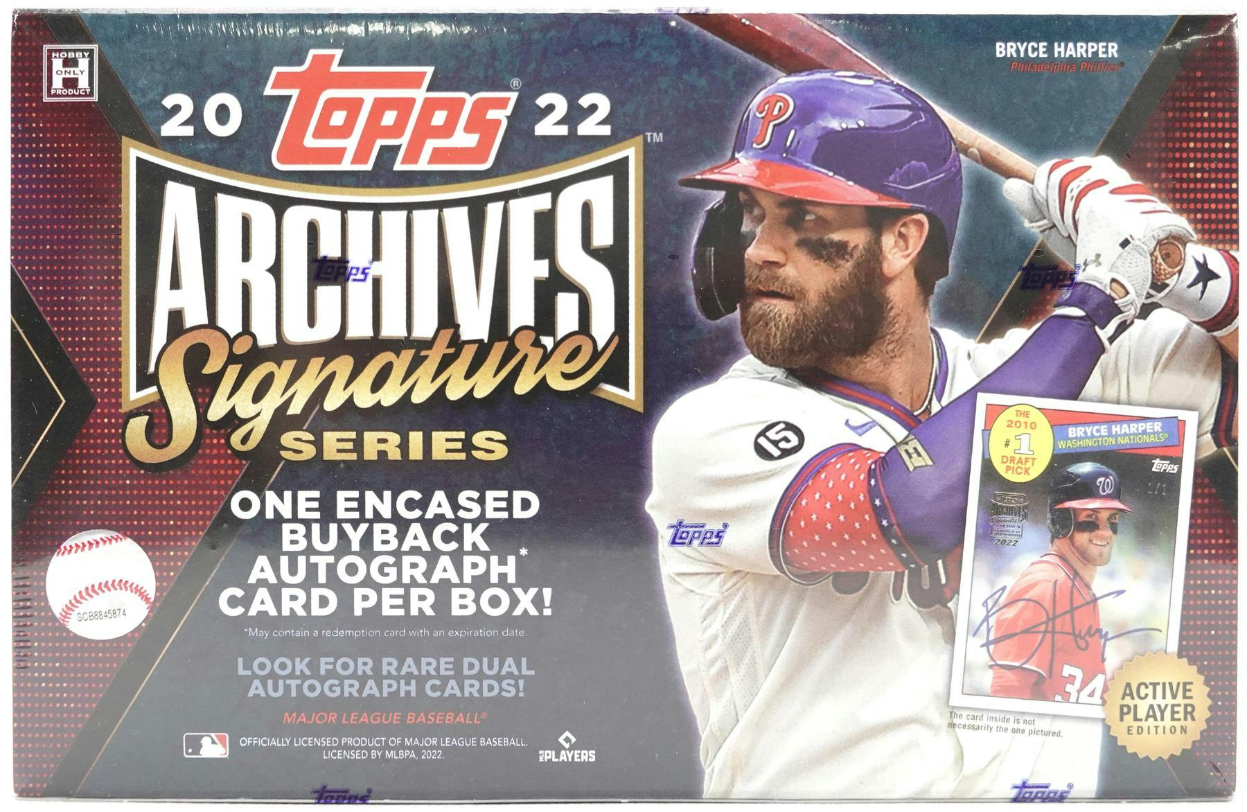 2022 Topps Archives Signature Series Baseball Hobby Box DA Card World