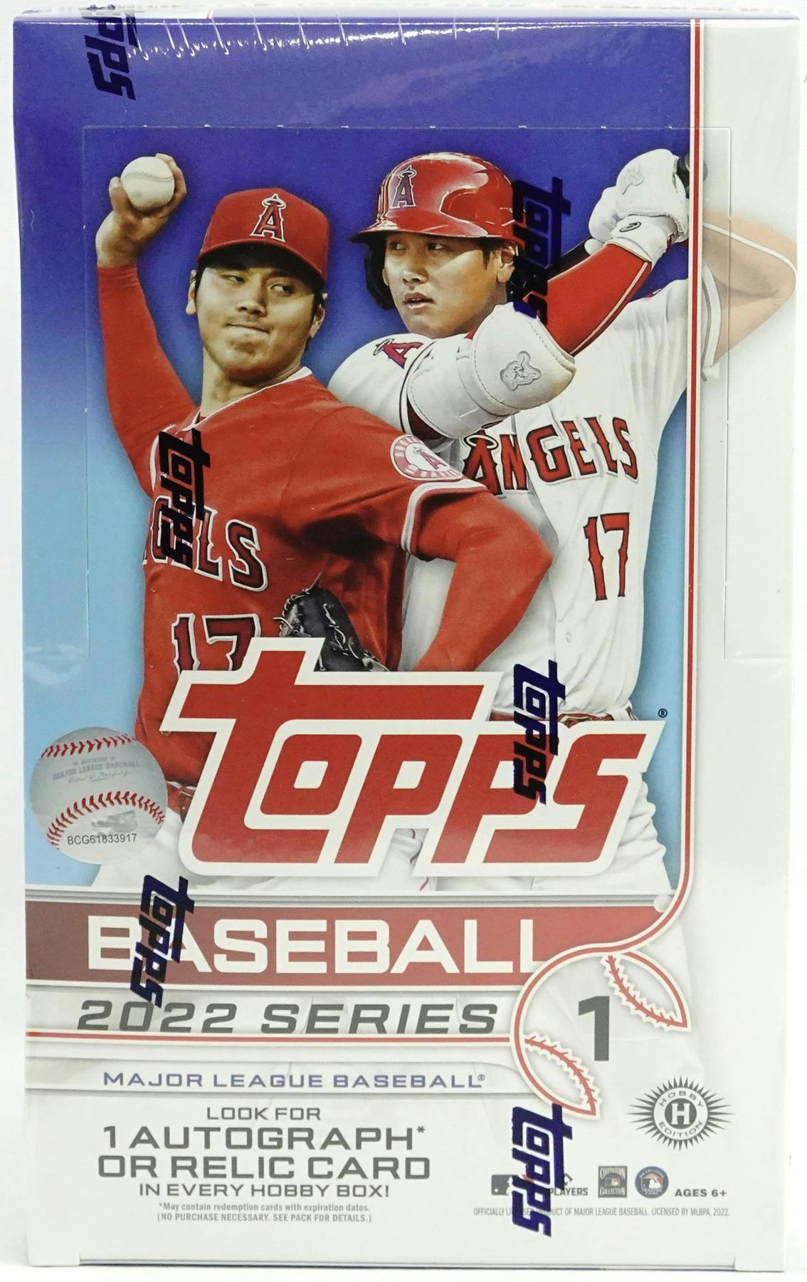 2022 Topps Series 1 Baseball Hobby Box DA Card World