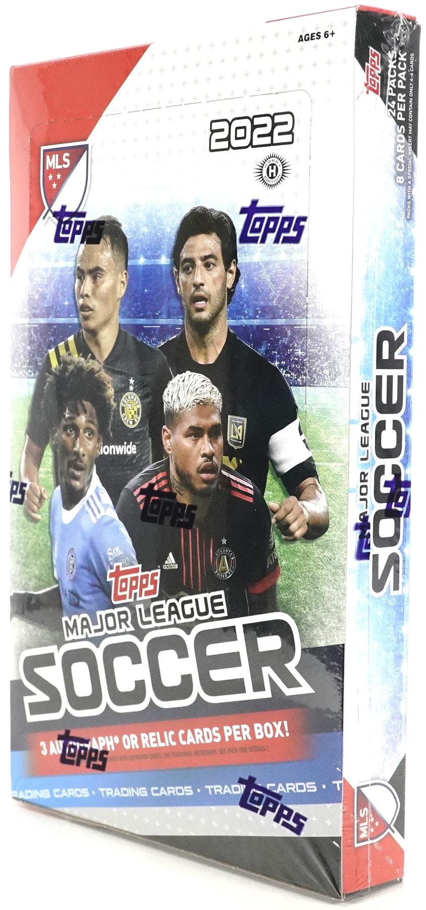 2022 Topps Major League Soccer Chrome Hobby Box (18 Packs/4 Cards: 1 A –  Boxseat