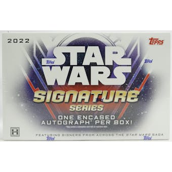 2022 Topps Star Wars Signature Series 20-Box Case- Instagram Live 20 Spot Random Card Break #2