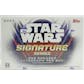 Star Wars Signature Series Hobby 20-Box Case (Topps 2022)