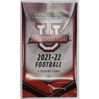 2022 Bowman University Football Hobby Pack