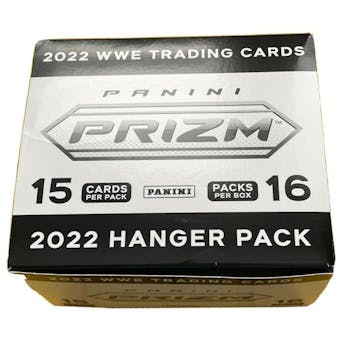 2022 Panini WWE Prizm Wrestling Jumbo Value 16-Pack Box (Red, White, & Blue Prizms!)