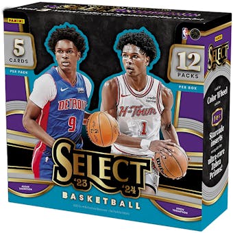 2023/24 Panini Select Basketball Hobby 12-Box Case (Presell)