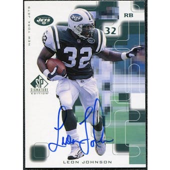 1999 Upper Deck SP Signature Autographs #LJ Leon Johnson
