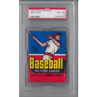 1977 Topps Baseball Wax Pack PSA 8 (NM-MT)