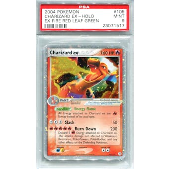 Pokemon Ex Fire Red and Leaf Green Single Charizard EX 105/112 - PSA 9 - *23071517*