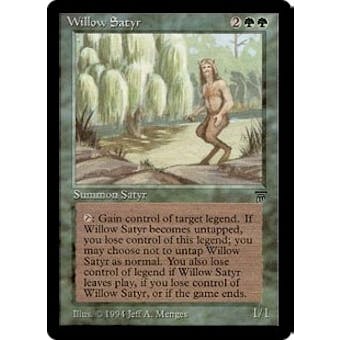 Magic the Gathering Legends Single Willow Satyr - SLIGHT PLAY (SP)