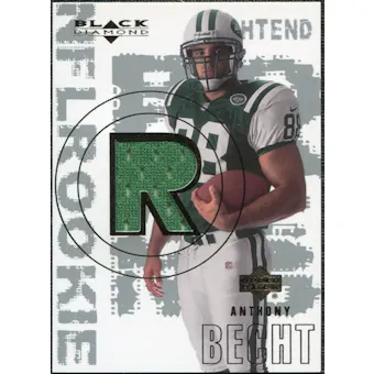 2000 Upper Deck Black Diamond #167 Anthony Becht RC Jersey