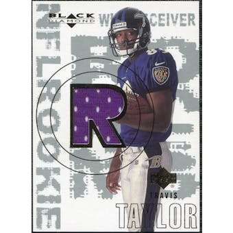 2000 Upper Deck Black Diamond #173 Travis Taylor RC Jersey