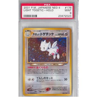 Pokemon Neo 4 Single Light Togetic Japanese - PSA 9 *23472023*