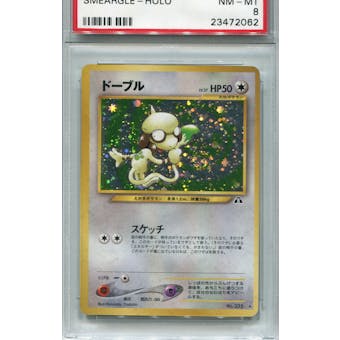 Pokemon Neo 2 Single Smeargle Japanese - PSA 8 *23472062*