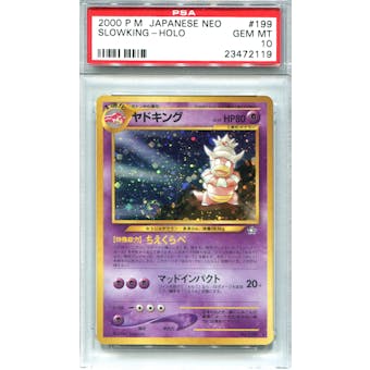 Pokemon Neo Single Slowking Japanese - PSA 10 *23472119*