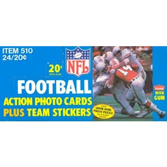 1979 Fleer in Action Football Wax Box