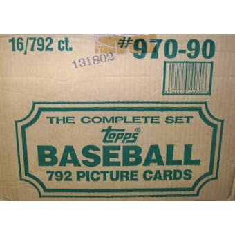 1990 Topps Baseball Factory 16 Set Case