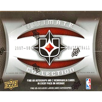 2007/08 Upper Deck Ultimate Collection Basketball Hobby Box