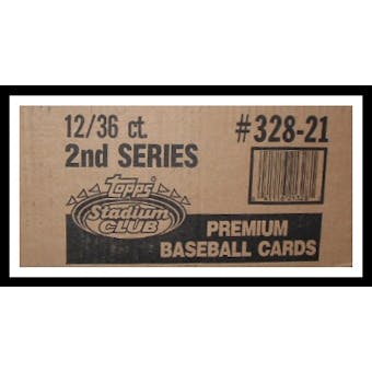 1991 Topps Stadium Club Series 2 Baseball Wax 12-Box Case
