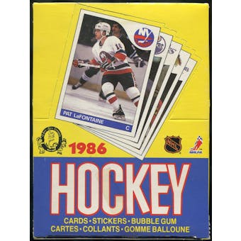 1985/86 O-Pee-Chee Hockey Wax Box (BBCE)