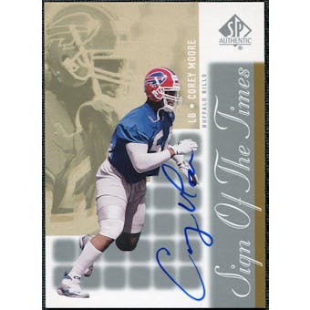2000 Upper Deck SP Authentic Sign of the Times #MO Corey Moore Autograph
