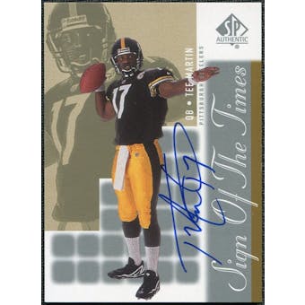 2000 Upper Deck SP Authentic Sign of the Times #TM Tee Martin Autograph