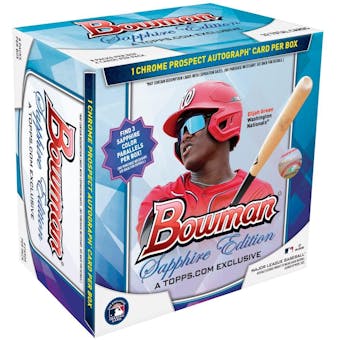 2023 Bowman Baseball Sapphire Edition 10-Box - Live in Cooperstown 30 Spot Random Team Break #1