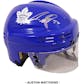 2022/23 Hit Parade Autographed Hockey Mini Helmet Series 5 Hobby Box - Sidney Crosby & Auston Matthews
