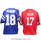 2023 Hit Parade Autographed Football Jersey OFFICIALLY LICENSED Series 2 Hobby Box - Allen & Manning