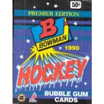 1990/91 Bowman Hockey Wax Box