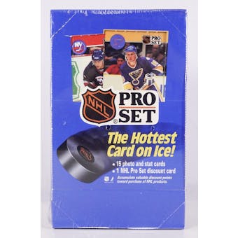 1990/91 Pro Set Series 1 Hockey Wax Box