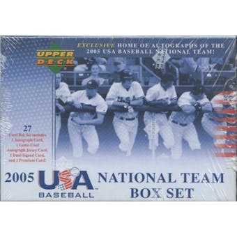2006 Upper Deck Team USA Baseball National Team Factory Set (Box)
