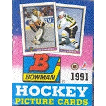 1991/92 Bowman Hockey Wax Box
