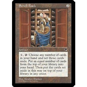 Magic the Gathering Tempest Single Scroll Rack - MODERATE PLAY (MP)