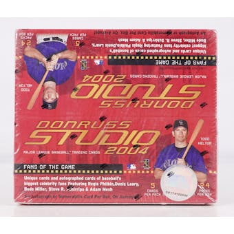 2004 Donruss Studio Baseball 24 Pack Box