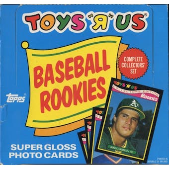 1987 Toys 'R' Us Rookies Baseball Factory Set Box (Barry Bonds!)