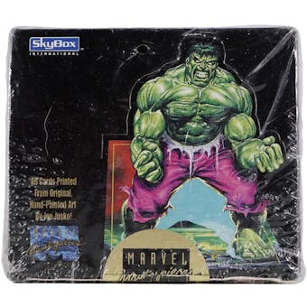 Marvel Masterpieces Hobby Box (Joe Jusko) (1992 Skybox)