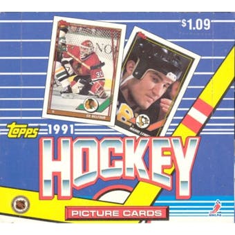 1991/92 Topps Hockey Cello Box