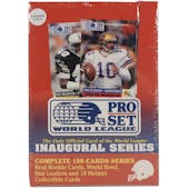 1991 Pro Set World League Football Wax Box (Reed Buy)