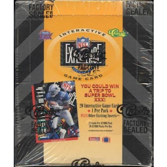 1994 Classic NFL Experience Football Jumbo Box