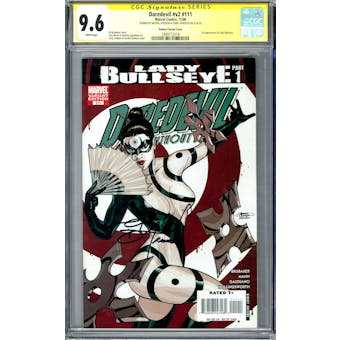 Daredevil #v2 #111 CGC 9.6 (W) Variant Signed By Rachel & Terry Dodson *2489772018*
