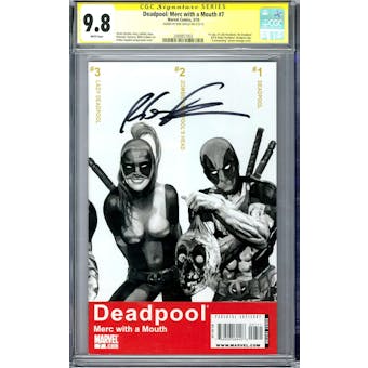 Deadpool: Merc with a Mouth #7 CGC 9.8 (W) Signed By Rob Liefeld *2489857002*