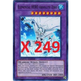 TWO-HUNDRED AND FORTY-NINE Elemental Hero Absolute Zero GENF-ENSE1 NEAR MINT (NM)