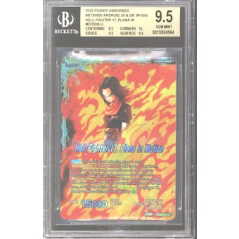 Dragon Ball Super Power Absorbed Android 20 & Dr. Myuu & Hell Fighter 17 BT20-055 UC BGS 9.5 Q+ GEM MINT