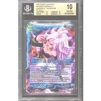 Dragon Ball Super Power Absorbed Android 21 the Nature of Evil BT20-024 UC BGS 10 (9.5 10 10 10) PRISTINE *558